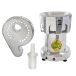 Extractor de jugos JP 2000 de acero inoxidable y acrílico, ideal para uso comercial y doméstico