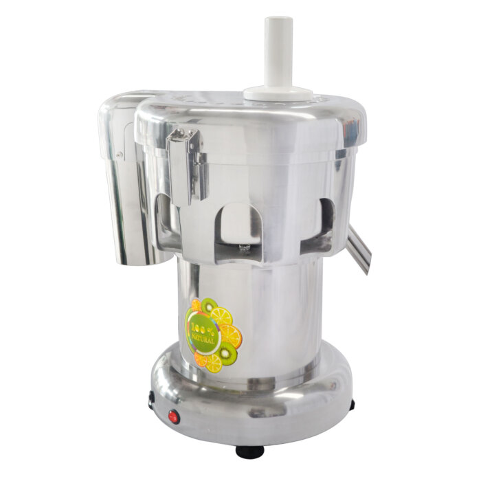 Extractor de jugos JP 2000 de acero inoxidable y acrílico, ideal para uso comercial y doméstico