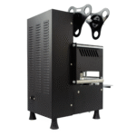 Estructura robusta acero selladora industrial vasos