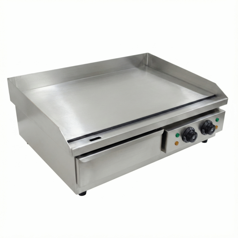 “Plancha eléctrica industrial acero inoxidable 2 zonas Fuller”