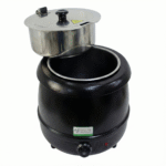 Interior acero inoxidable olla sopera baño maría