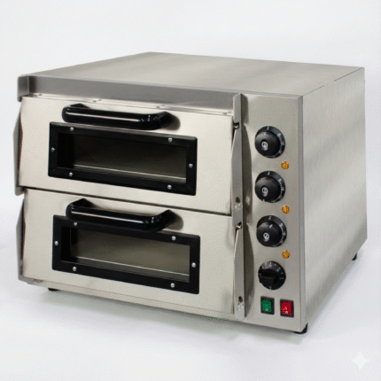 Horno pizza doble cámara eléctrico acero inoxidable Fuller