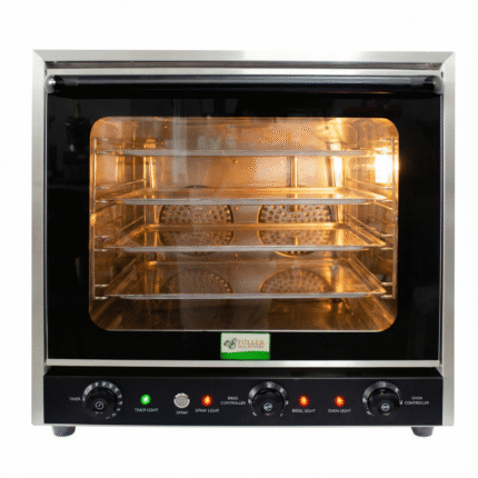 Horno de convección eléctrico 4 bandejas acero inoxidable Fuller