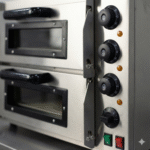 “Panel control temperatura horno pizza doble”