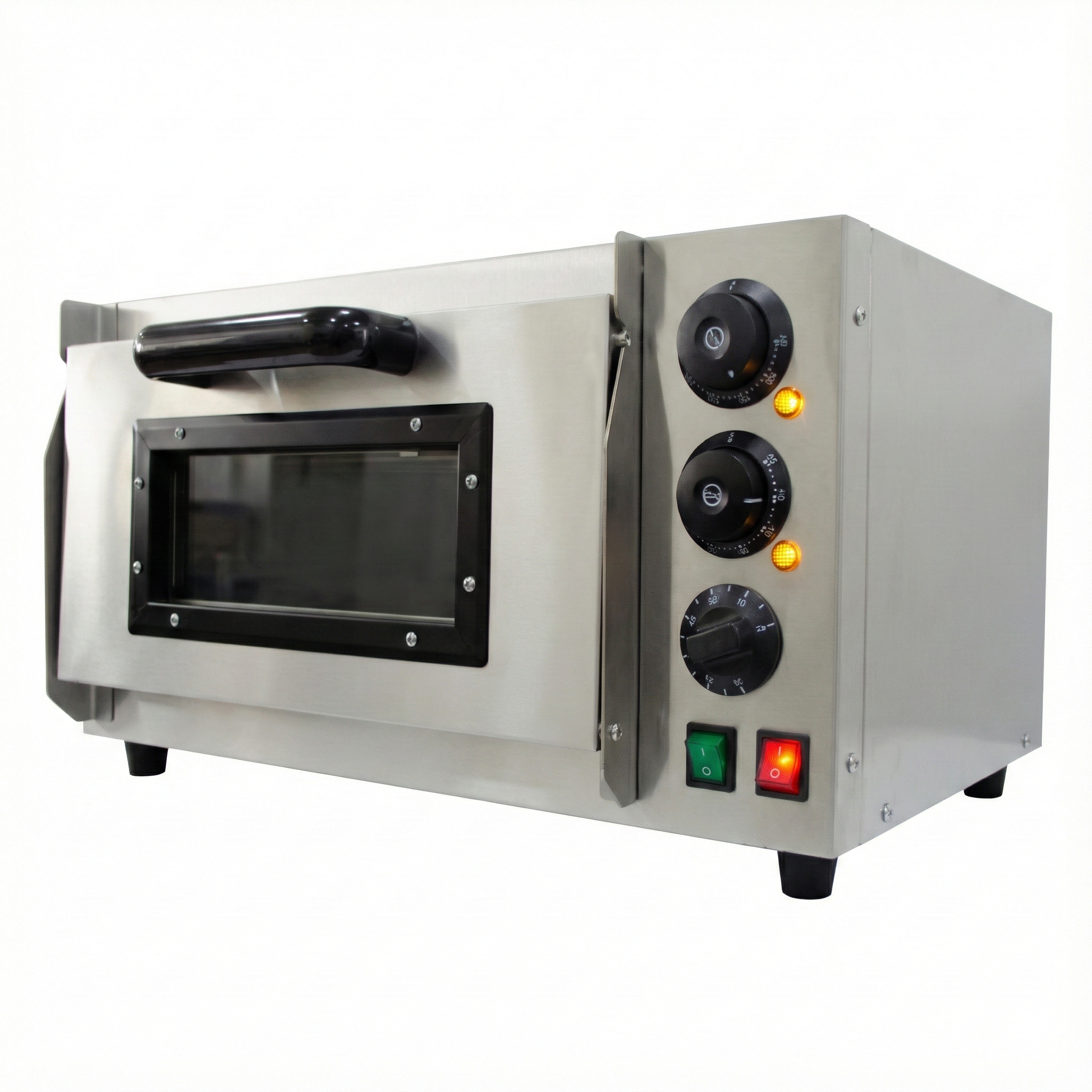 Horno pizza eléctrico acero inoxidable con piedra Fuller