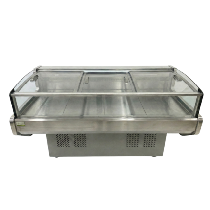 CONGELADOR HORIZONTAL TIPO ISLA | EXHIBIDOR DE CARNES 310 LITROS | 110V