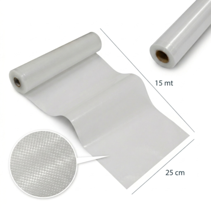 ROLLO EMPACADORA AL VACIO 25 CM 15 M